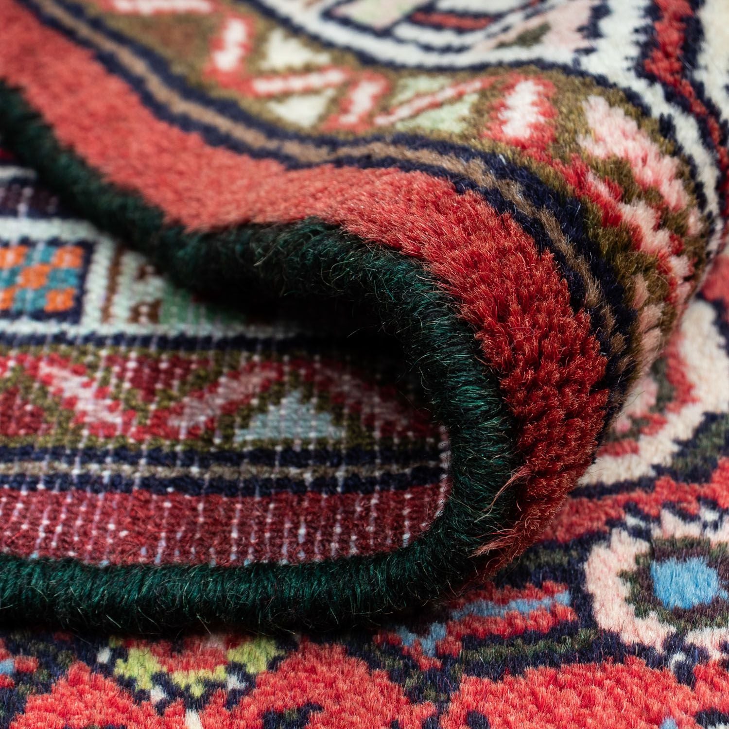 Alfombra persa - Nómada - 125 x 80 cm - rojo