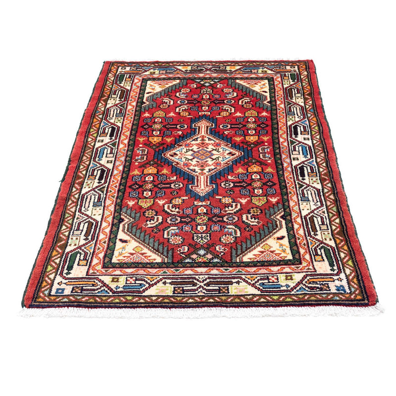 Alfombra persa - Nómada - 125 x 80 cm - rojo