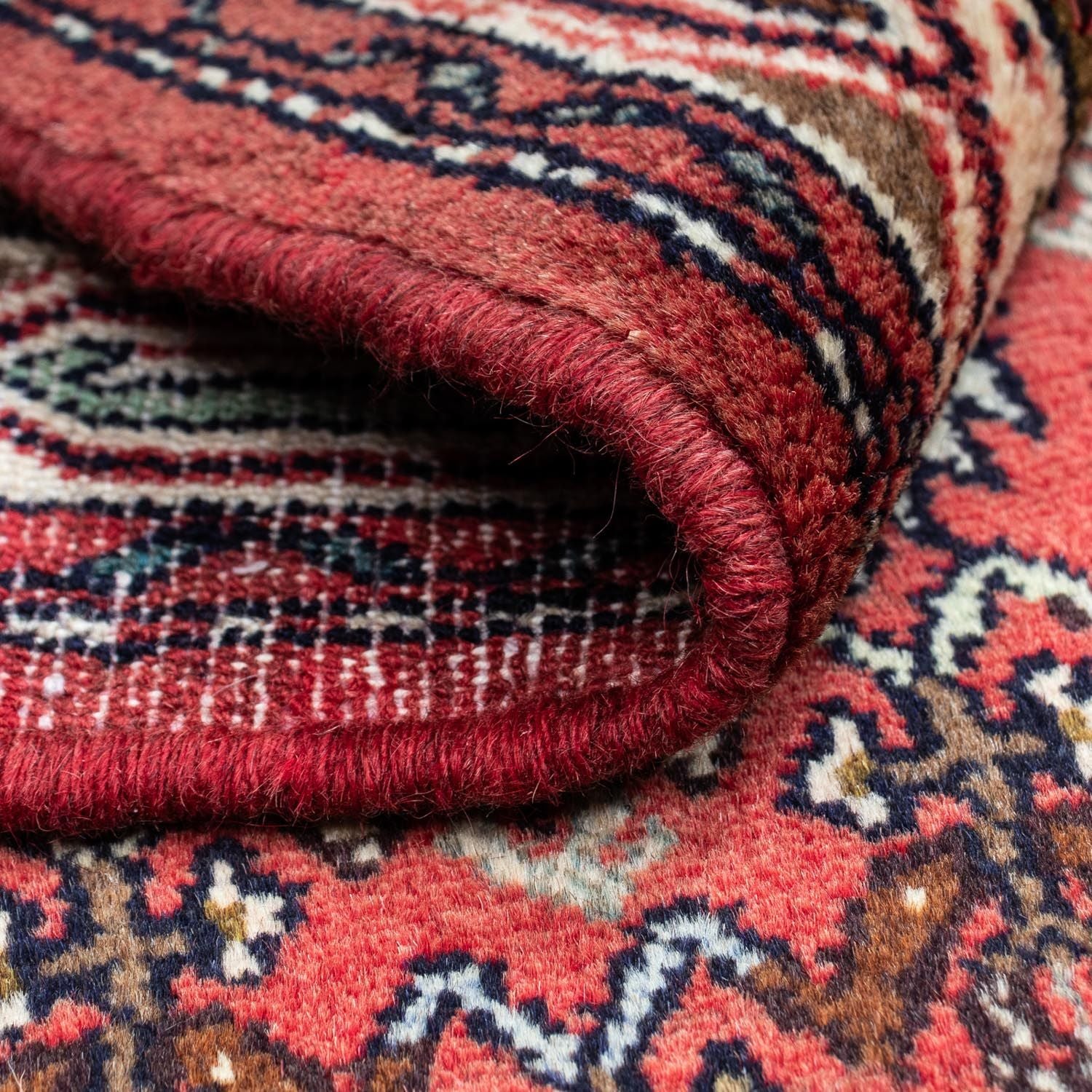 Alfombra persa - Nómada - 125 x 80 cm - rojo