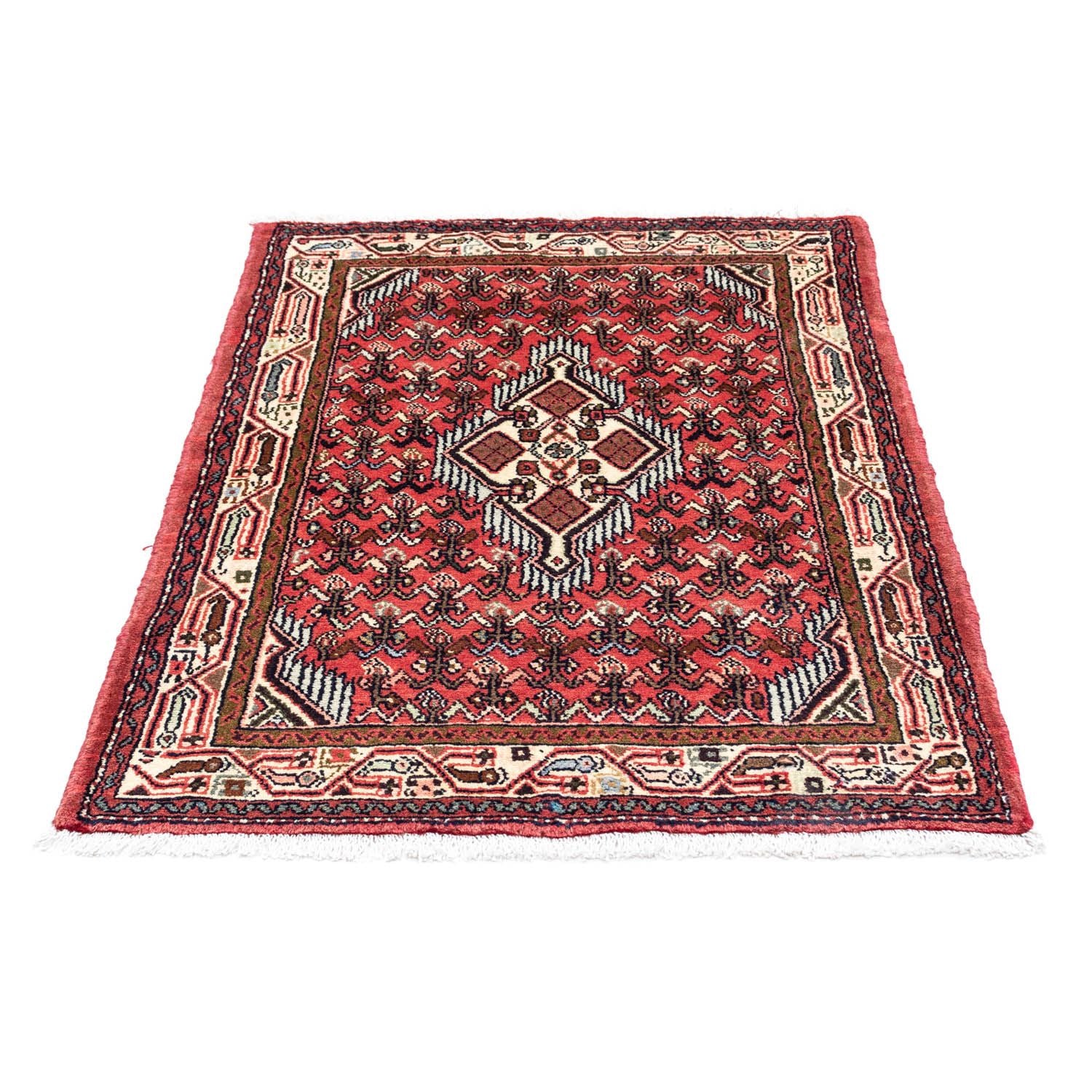 Alfombra persa - Nómada - 125 x 80 cm - rojo