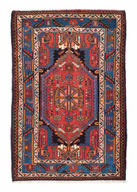 Alfombra persa - Nómada - 129 x 84 cm - multicolor