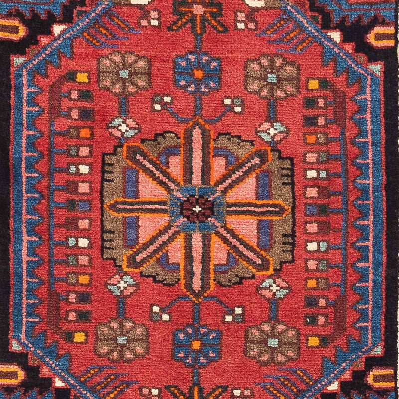 Alfombra persa - Nómada - 129 x 84 cm - multicolor