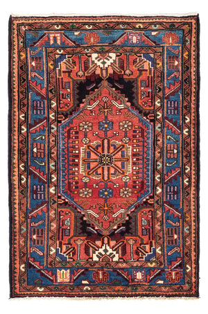 Alfombra persa - Nómada - 119 x 82 cm - rojo claro