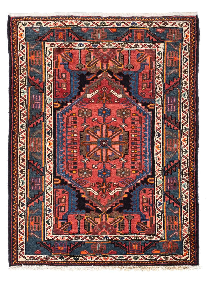 Alfombra persa - Nómada - 118 x 83 cm - rojo claro