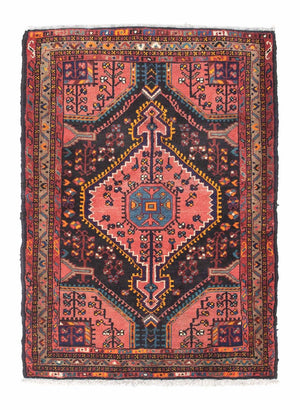 Alfombra persa - Nómada - 120 x 85 cm - rojo claro