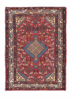 Alfombra persa - Nómada - 125 x 80 cm - rojo