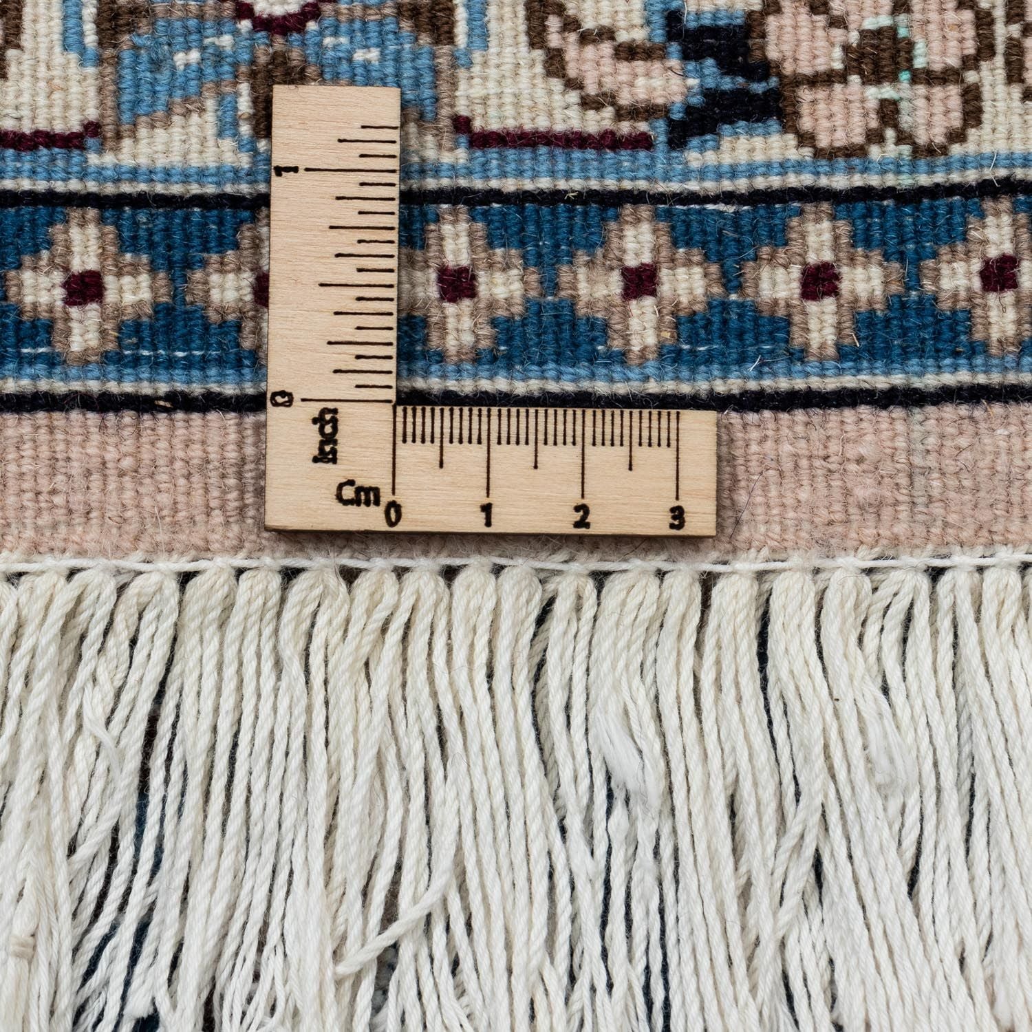 Alfombra Persa - Nain - Real - 348 x 245 cm - azul oscuro