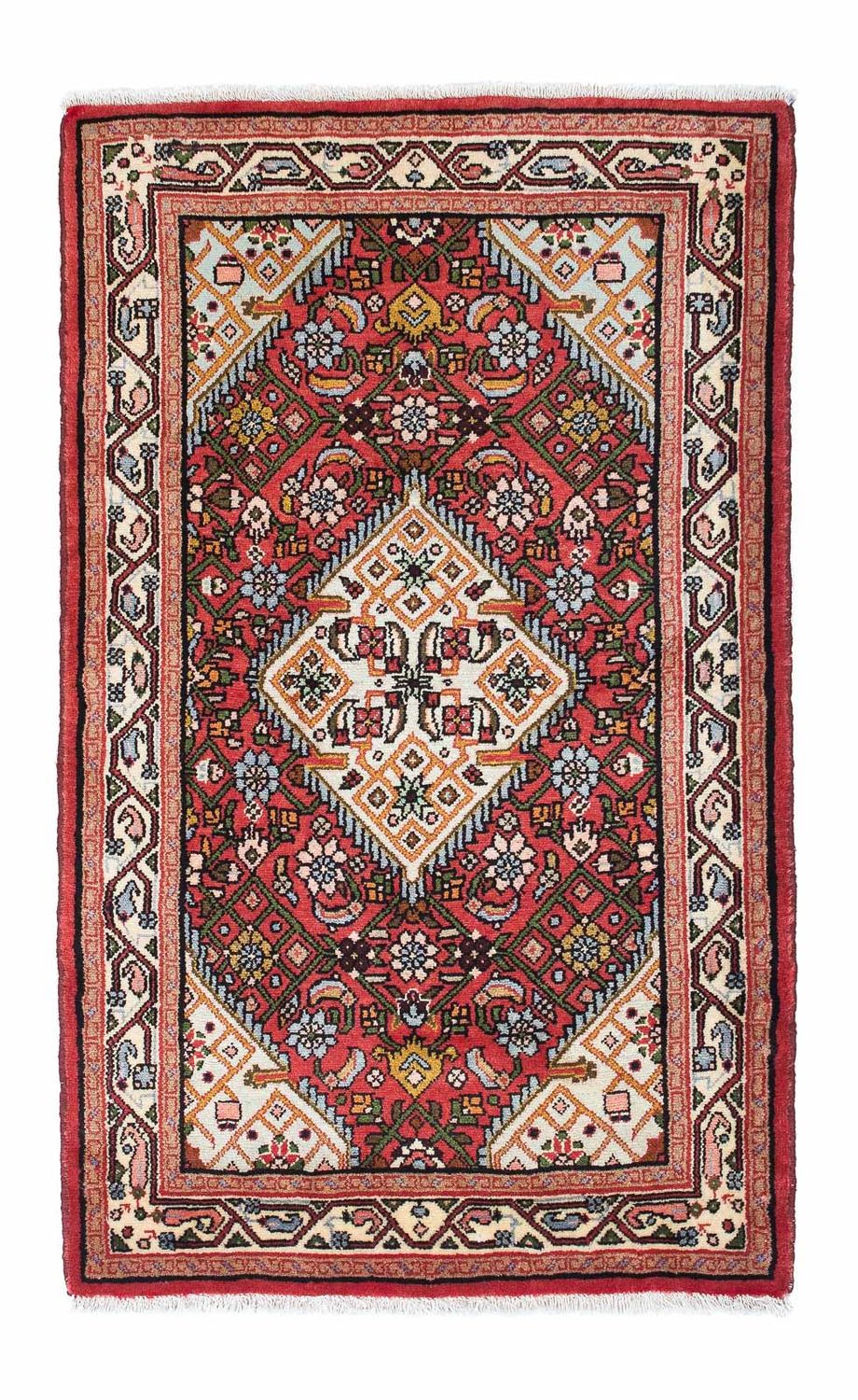 Alfombra persa - Nómada - 125 x 80 cm - rojo