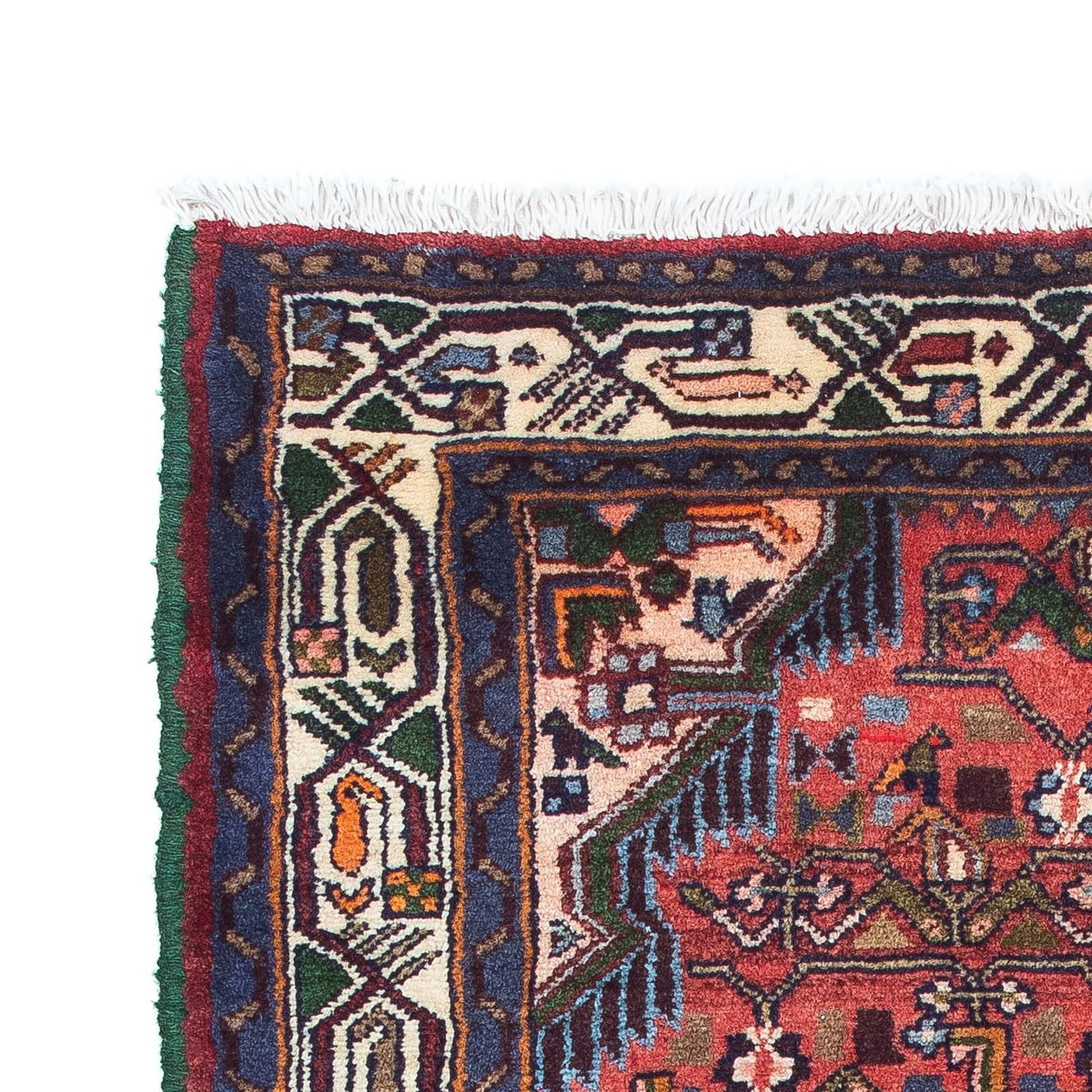 Alfombra persa - Nómada - 125 x 80 cm - rojo