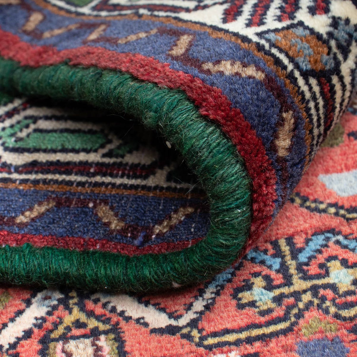 Alfombra persa - Nómada - 125 x 80 cm - rojo