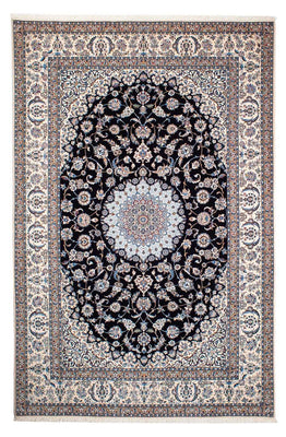 Alfombra Persa - Nain - Prima - 264 x 177 cm - azul oscuro