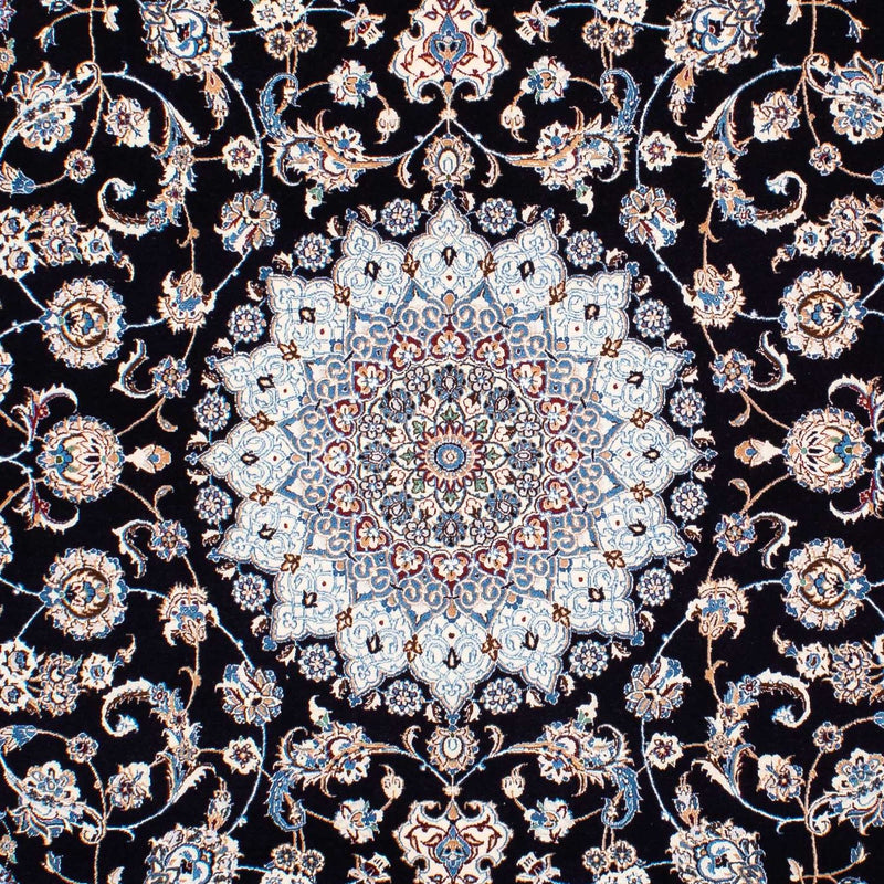 Alfombra Persa - Nain - Prima - 264 x 177 cm - azul oscuro