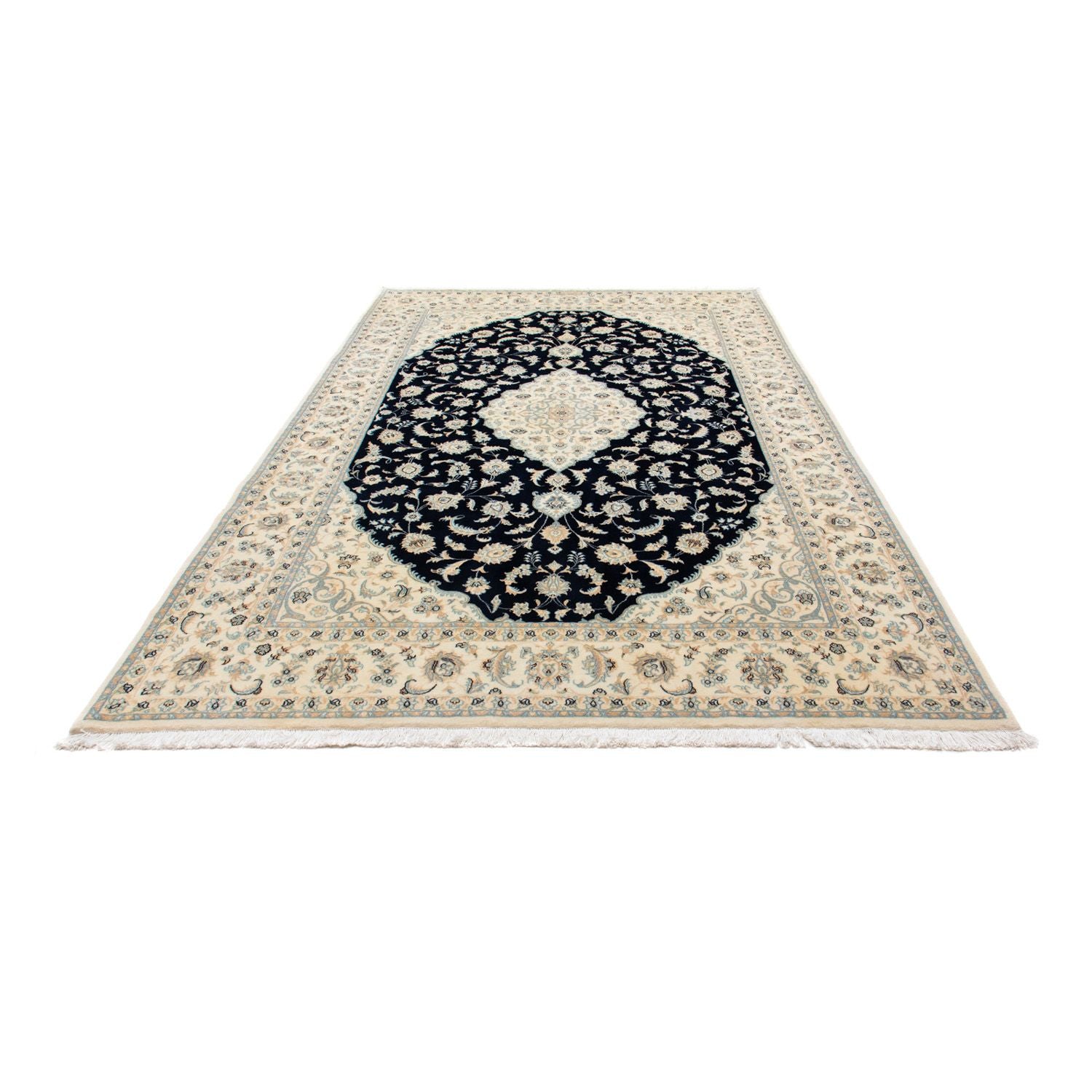 Alfombra Persa - Nain - Real - 300 x 204 cm - negro