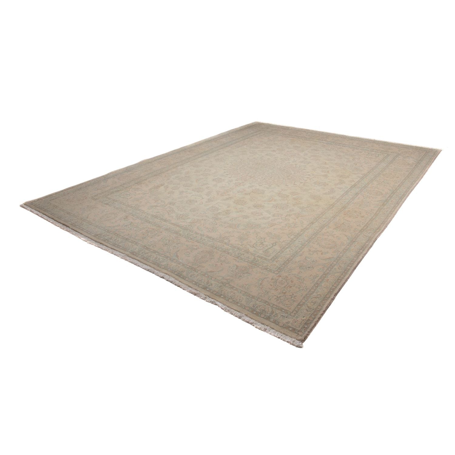 Alfombra persa - Nain - 338 x 252 cm - marrón claro