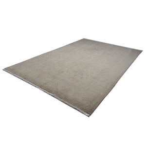 Alfombra persa - Nain - 300 x 198 cm - gris oscuro