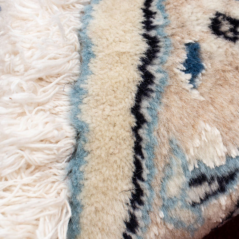 Alfombra Persa - Nain - Real redondo  - 240 x 240 cm - rojo oscuro