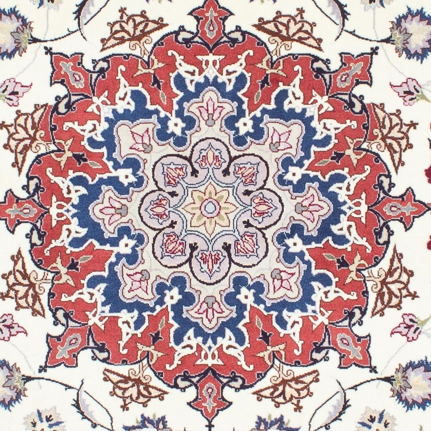 Alfombra Persa - Tabriz - Real - 194 x 154 cm - beige