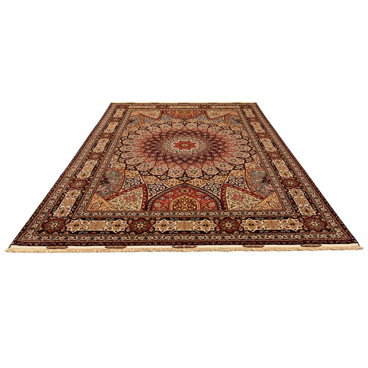 Alfombra Persa - Tabriz - Real - 352 x 247 cm - multicolor