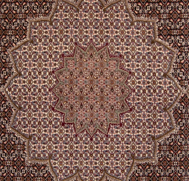 Alfombra Persa - Tabriz - Real cuadrado  - 248 x 245 cm - marrón