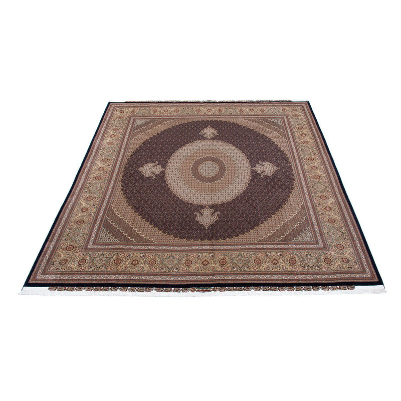 Alfombra persa - Tabriz cuadrado  - 310 x 302 cm - marrón oscuro