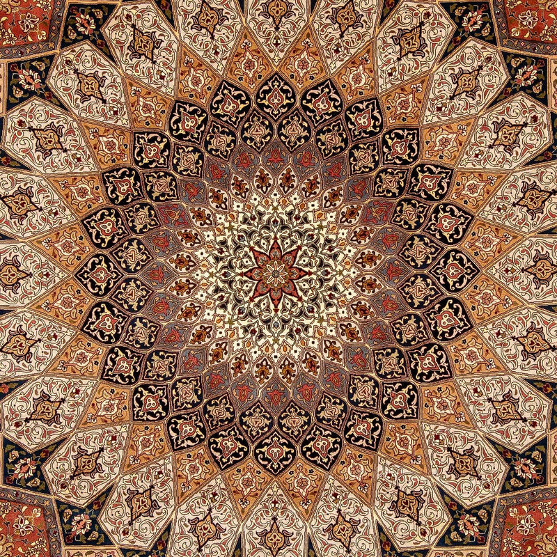 Alfombra Persa - Tabriz - Real - 351 x 253 cm - multicolor