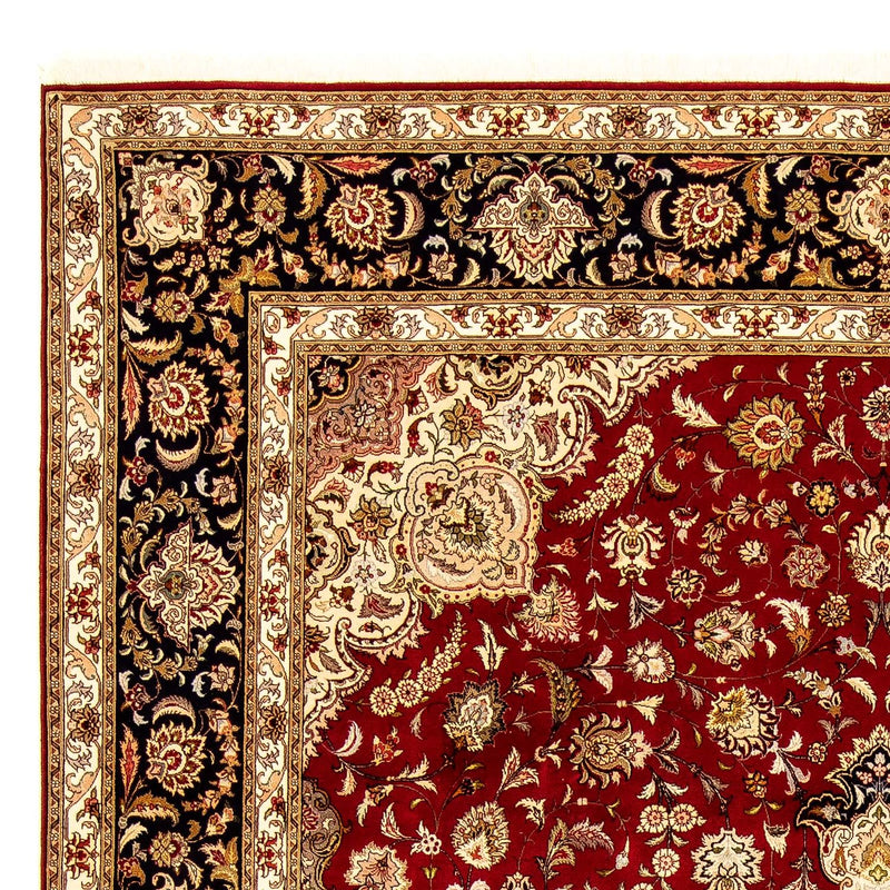 Alfombra Persa - Tabriz - Real - 353 x 254 cm - rojo oscuro