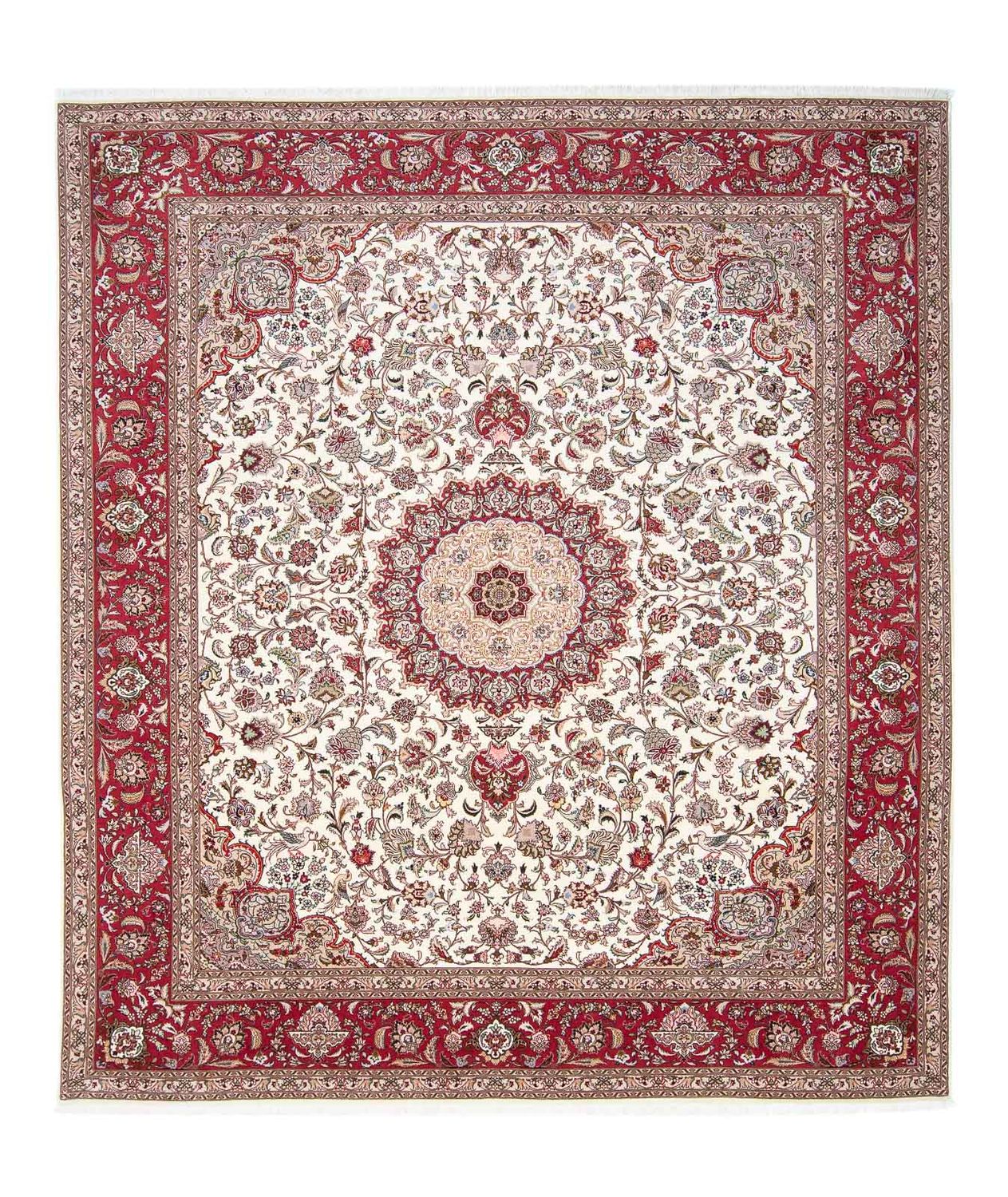 Alfombra Persa - Tabriz - Real - 299 x 251 cm - beige