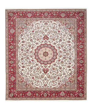 Alfombra Persa - Tabriz - Real - 299 x 251 cm - beige