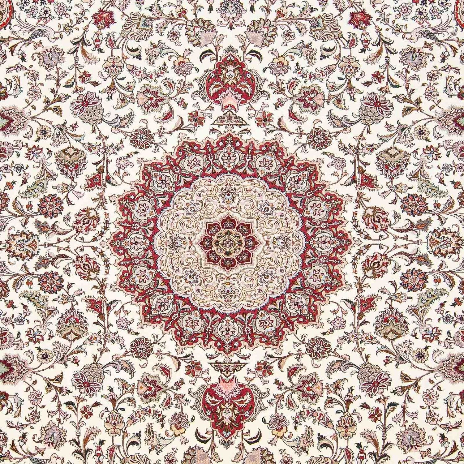 Alfombra Persa - Tabriz - Real - 299 x 251 cm - beige
