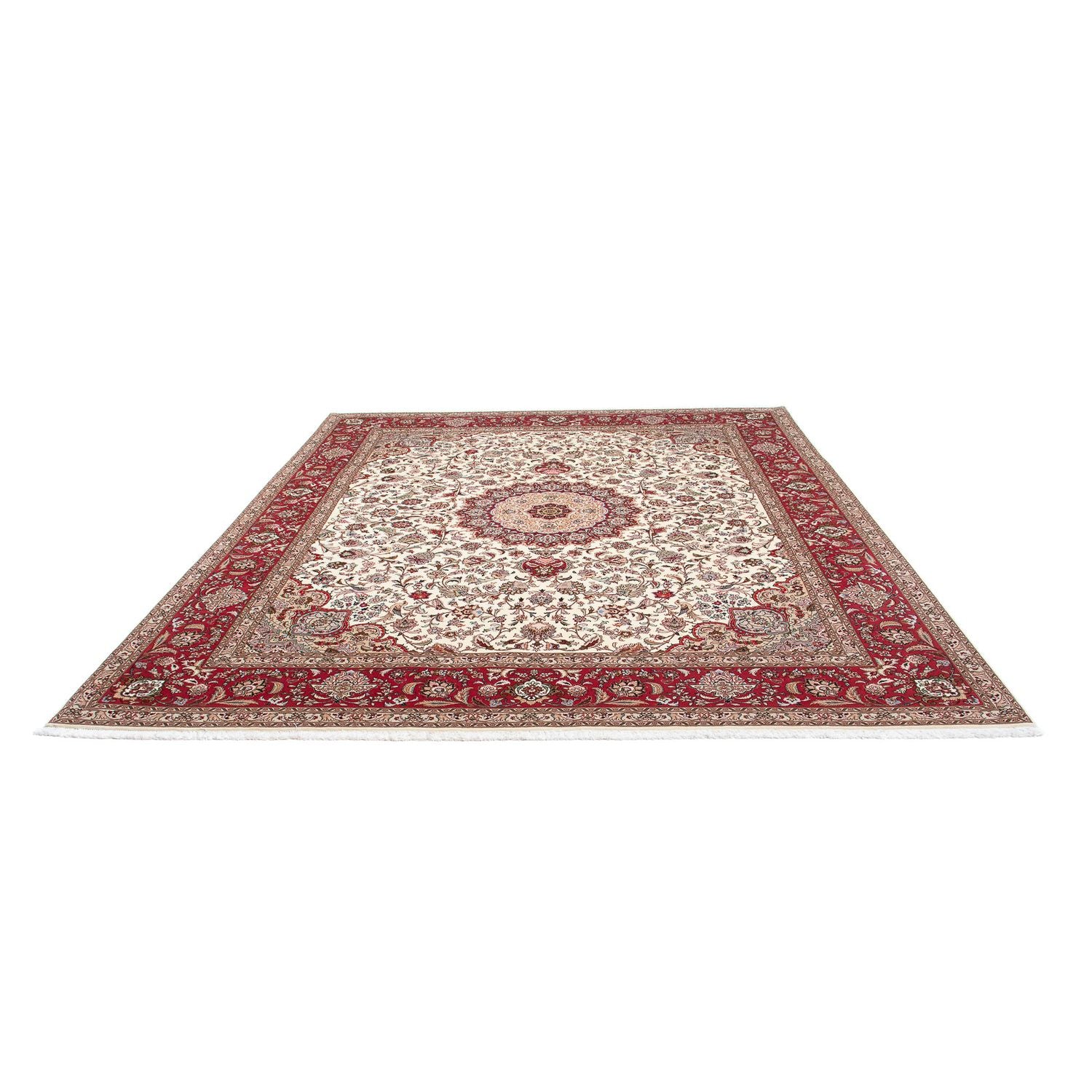 Alfombra Persa - Tabriz - Real - 299 x 251 cm - beige