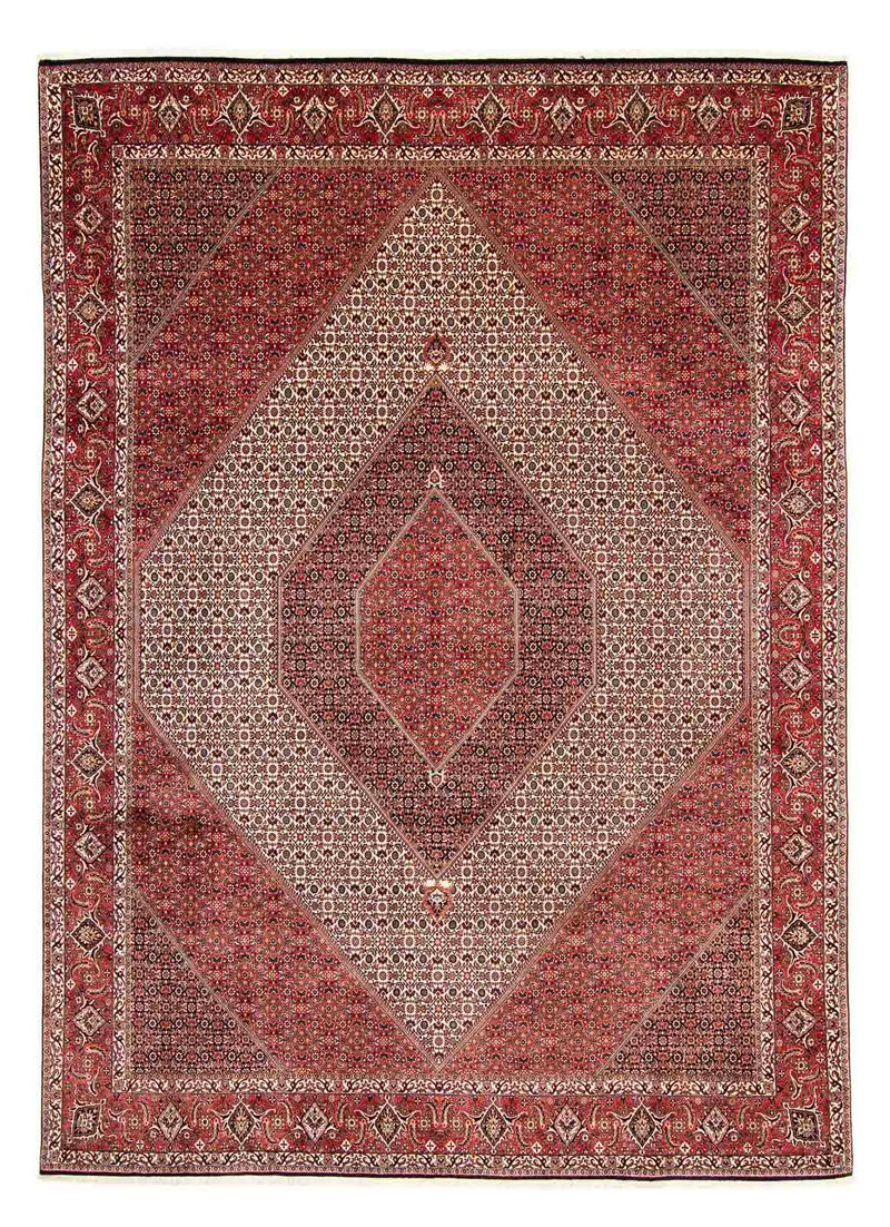 Alfombra persa - Bidjar - 404 x 298 cm - rojo claro