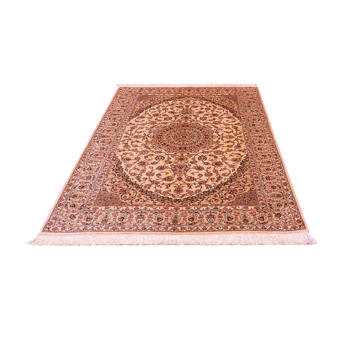 Alfombra persa - Ghom - 195 x 131 cm - beige