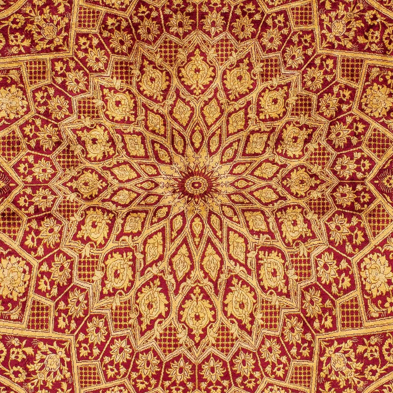 Alfombra de seda - Ghom Seda - Prima - 216 x 132 cm - azul oscuro