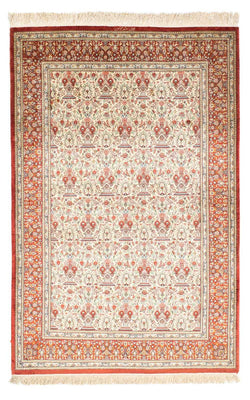 Alfombra persa - Ghom - 158 x 107 cm - beige