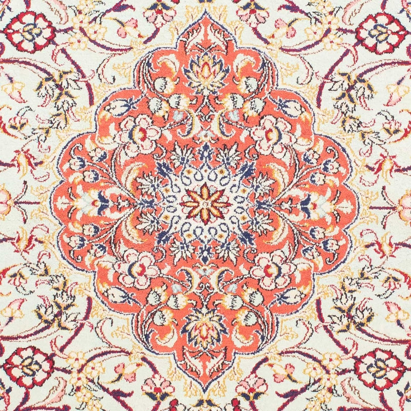 Alfombra persa - Ghom - 152 x 105 cm - rojo claro