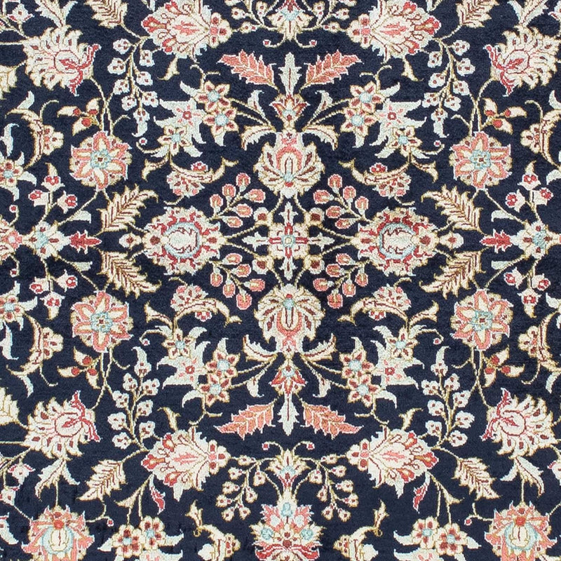 Alfombra persa - Ghom - 148 x 98 cm - azul oscuro