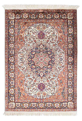 Alfombra persa - Ghom - 148 x 102 cm - beige