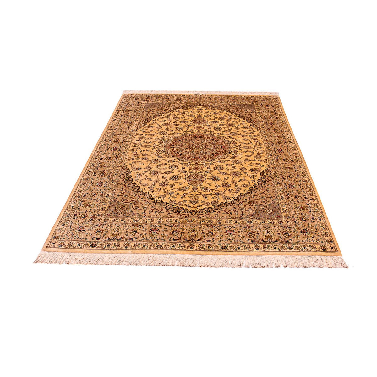 Alfombra persa - Ghom - 200 x 133 cm - beige
