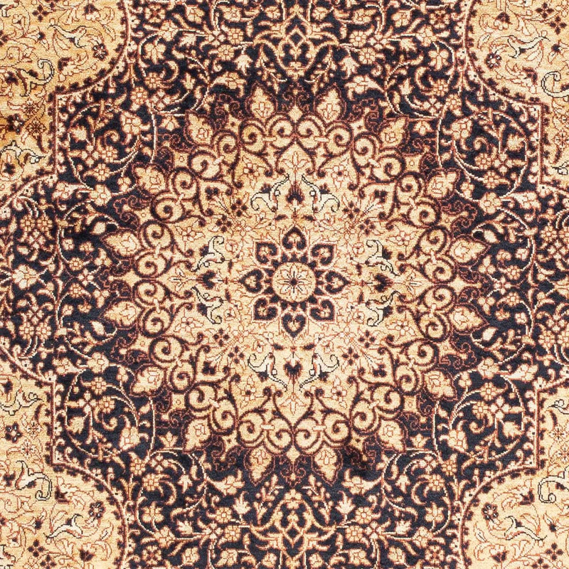 Alfombra persa - Ghom - 120 x 76 cm - marrón claro
