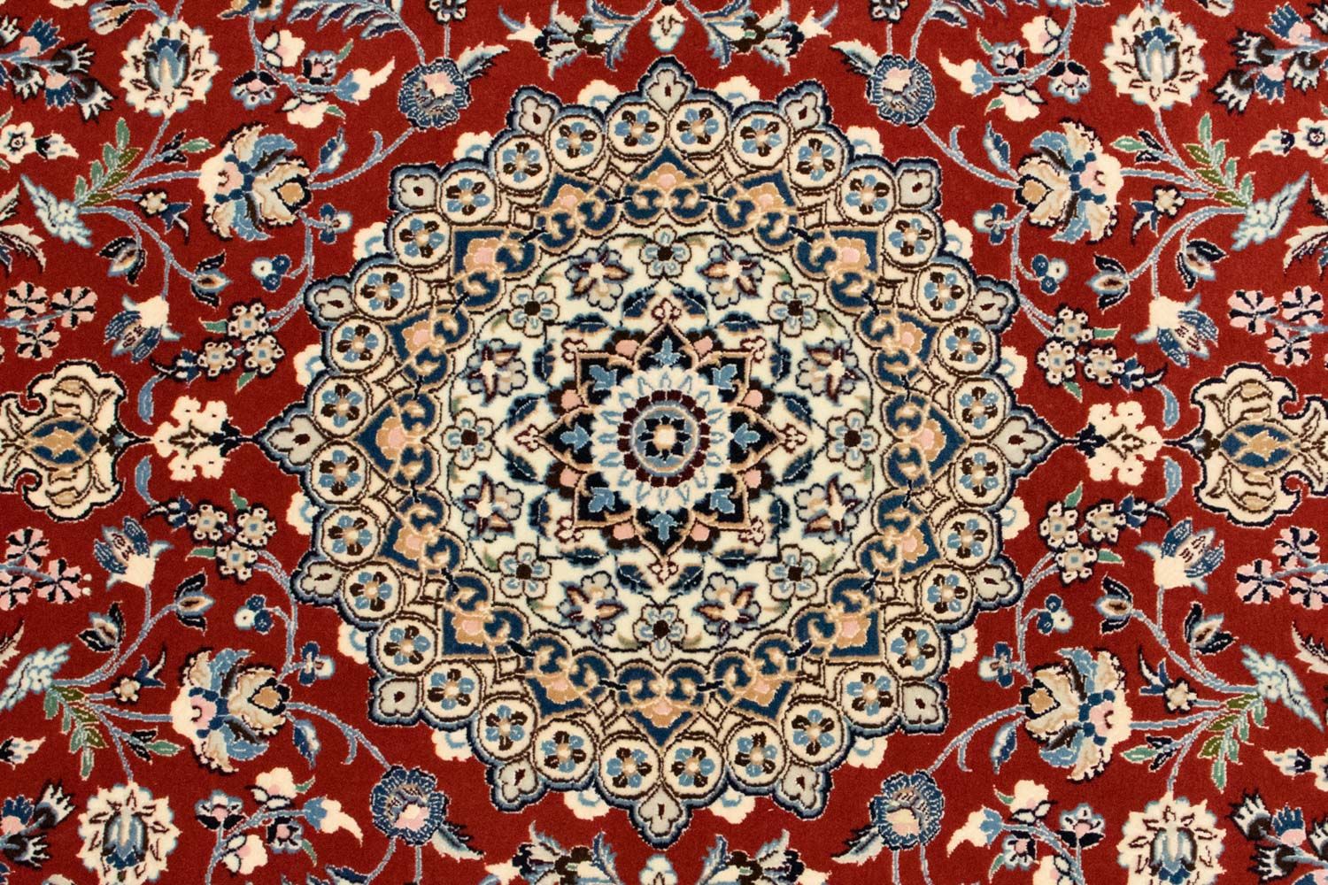 Alfombra Persa - Nain - Prima - 162 x 110 cm - rojo