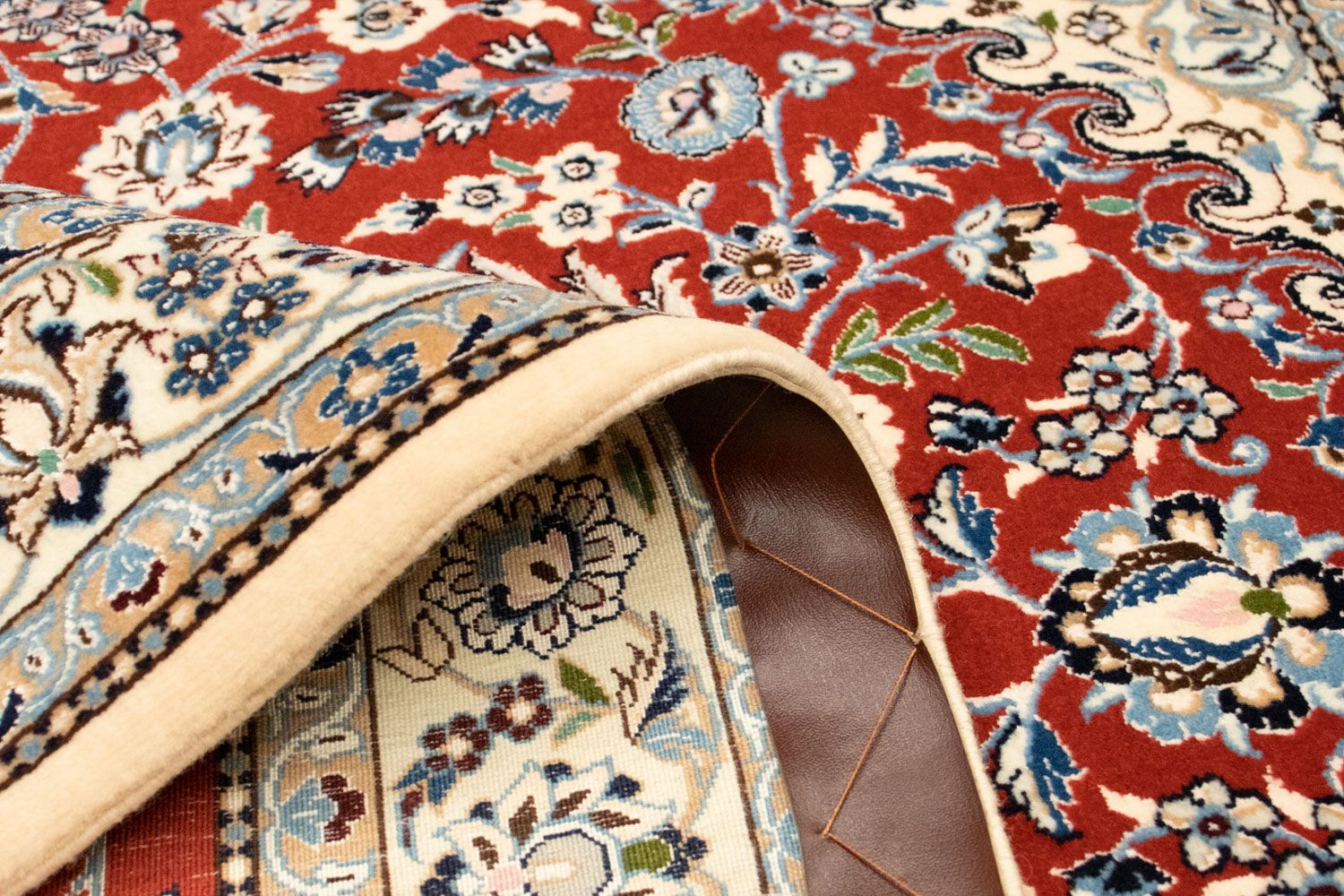 Alfombra Persa - Nain - Prima - 162 x 110 cm - rojo