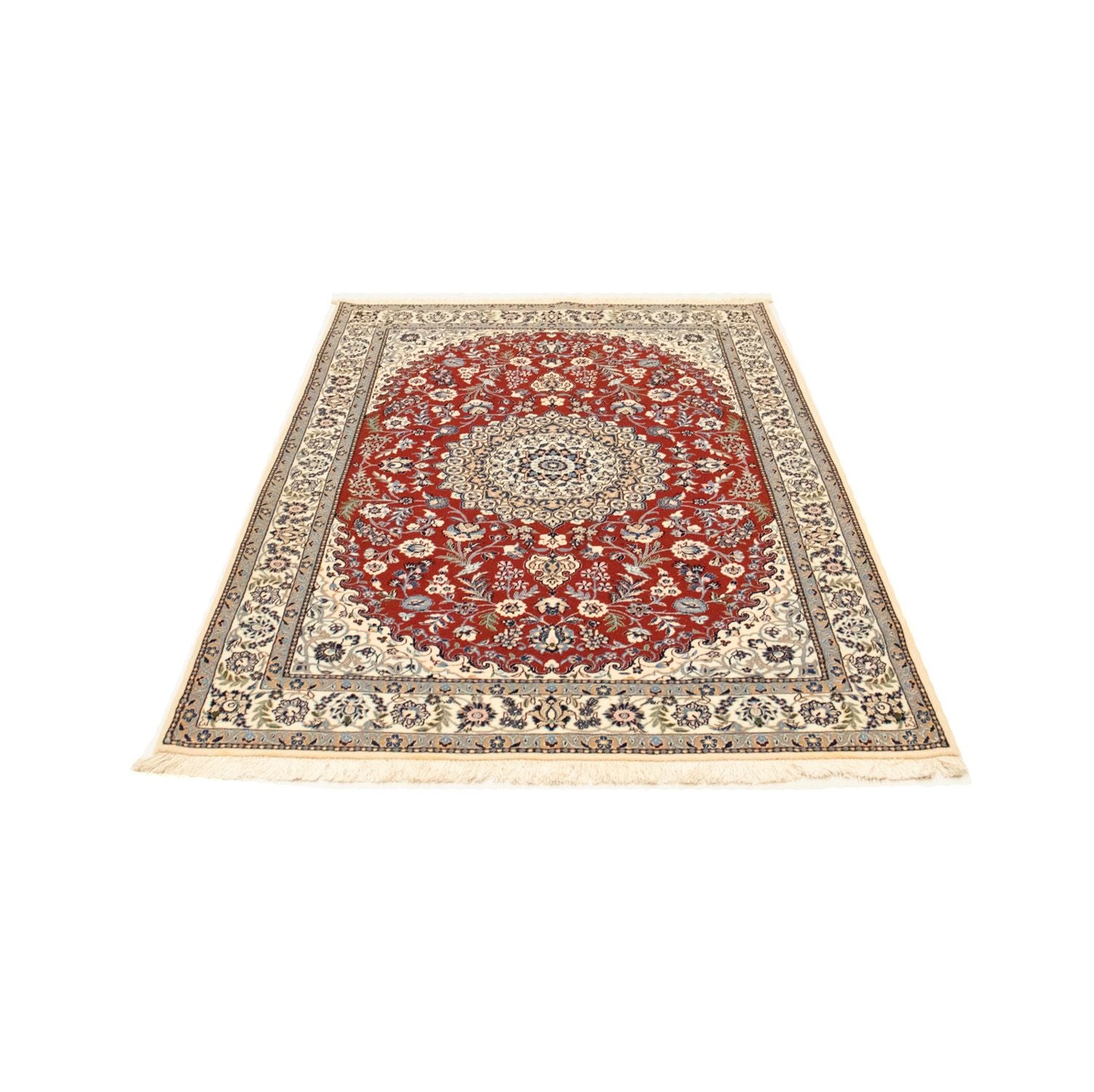 Alfombra Persa - Nain - Prima - 162 x 110 cm - rojo