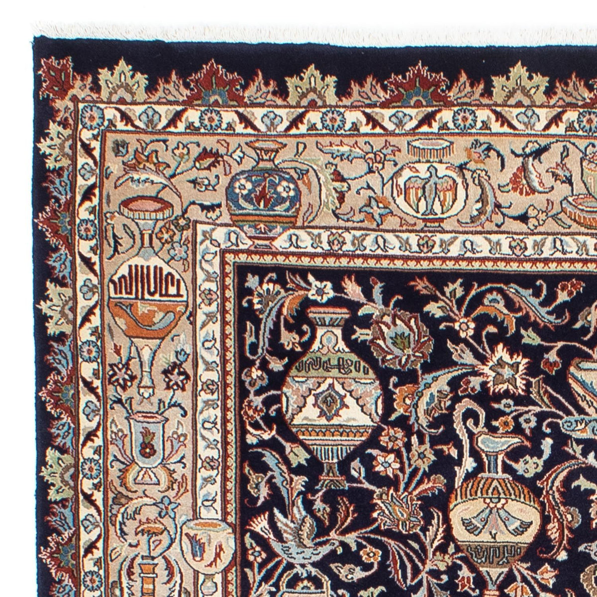 Alfombra persa - Clásica - 238 x 195 cm - negro