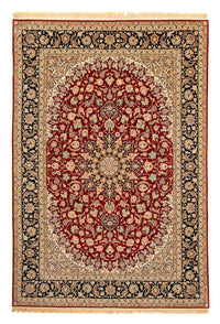 Alfombra Persa - Isfahan - Prima - 357 x 249 cm - rojo oscuro