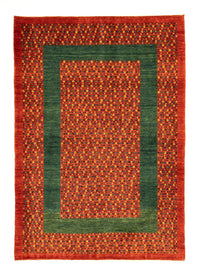 Alfombra Gabbeh - Loribaft Persa - 178 x 122 cm - rojo