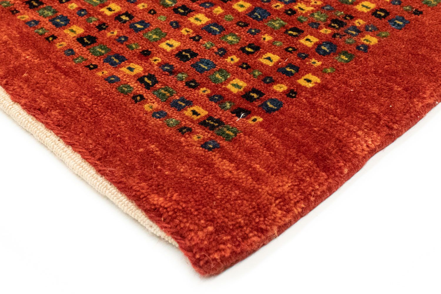 Alfombra Gabbeh - Loribaft Persa - 178 x 122 cm - rojo