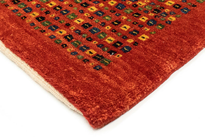 Alfombra Gabbeh - Loribaft Persa - 178 x 122 cm - rojo