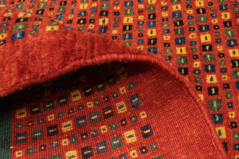 Alfombra Gabbeh - Loribaft Persa - 178 x 122 cm - rojo