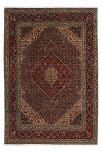 Alfombra Persa - Tabriz - Real - 300 x 199 cm - rojo oscuro