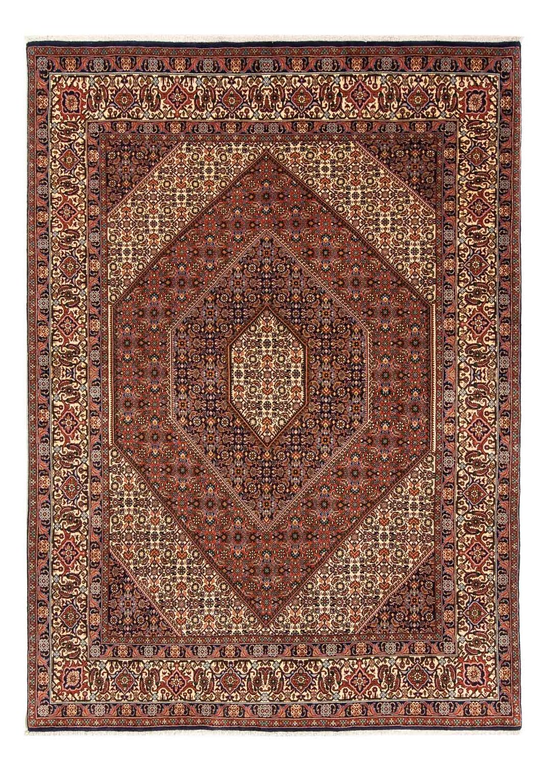 Alfombra persa - Bidjar - 237 x 170 cm - marrón